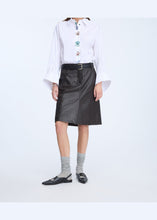 Load image into Gallery viewer, MUNTHE Nilberto Shirt In White - worn view