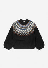 Load image into Gallery viewer, MUNTHE Vaffie Knit In Mix Black - product view