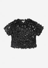 Load image into Gallery viewer, MUNTHE Valence Top In Black - product view