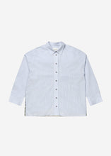 Load image into Gallery viewer, MUNTHE Vontario Shirt In Stripe Blue - product view