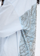 Load image into Gallery viewer, MUNTHE Vontario Shirt In Stripe Blue - detail
