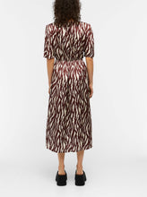 Load image into Gallery viewer, OBJECT OBJJABINA 2/4 LONG DRESS | BITTER CHOCOLATE