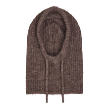 Load image into Gallery viewer, OBJECT Milu Knit Balaclava In Chicory Coffee Melange - product view