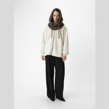 Load image into Gallery viewer, OBJECT Milu Knit Balaclava In Chicory Coffee Melange - alternate view