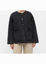 Load image into Gallery viewer, OBJECT Allie Quilted Jacket In Black - alternate view