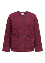 Load image into Gallery viewer, OBJECT Allie Quilted Jacket In Windsor Wine - product view