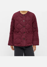Load image into Gallery viewer, OBJECT Allie Quilted Jacket In Windsor Wine - alternate view
