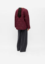 Load image into Gallery viewer, OBJECT Allie Quilted Jacket In Windsor Wine - alternate view
