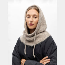 Load image into Gallery viewer, OBJECT Milu Cable Balaclava In Humus - alternate view