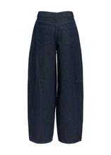 Load image into Gallery viewer, OBJECT Moji Elsa Barrel Jeans In Dark Midnight Denim - alternate view