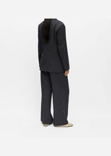Load image into Gallery viewer, OBJECT Sanja Waisted Blazer In Black Melange - alternate view