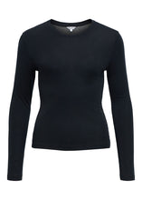 Load image into Gallery viewer, OBJECT Alma Long-Sleeve Top In Black - product view