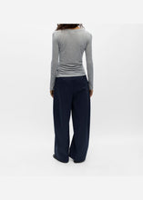 Load image into Gallery viewer, OBJECT Alma Long-Sleeve Top In Medium Grey Melange - alternate view