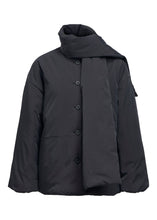 Load image into Gallery viewer, OBJECT Gemmi Scarf Jacket In Black - product view