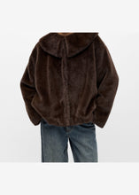 Load image into Gallery viewer, OBJECT Carla Plush Jacket In Carafe - alternate view