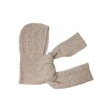 Load image into Gallery viewer, OBJECT Milu Cable Balaclava Scarf In Humus - product view