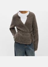 Load image into Gallery viewer, OBJECT Nete Tie Cardigan In Carafe Melange - alternate view