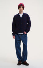 Load image into Gallery viewer, ODELL PATTERNED KNIT CARDIGAN | NAVY