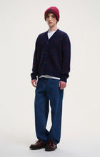 Load image into Gallery viewer, ODELL PATTERNED KNIT CARDIGAN | NAVY