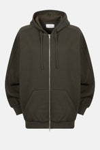 Load image into Gallery viewer, OOPER HOODIE WITH ZIP | FOREST GREEN