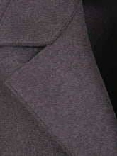 Load image into Gallery viewer, DROPPED SHOULDER COAT PRESSED WOOL | DARK BROWN HARRIS WHARF LONDON
