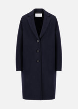 Load image into Gallery viewer, OVERCOAT PRESSED WOOL | NAVY BLUE