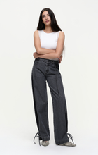 Load image into Gallery viewer, PEPPER TROUSSERS GREY — front view, worn