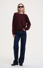 Load image into Gallery viewer, TEDDYBEAR BURGUNDY — front view, worn