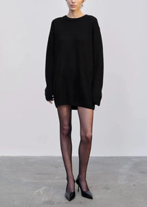 FRED KNIT SWEATER DRESS | BLACK HERSKIND