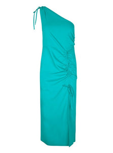 Turquoise midi cocktail dress from Mbym