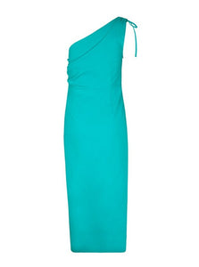 Turquoise midi cocktail dress from Mbym