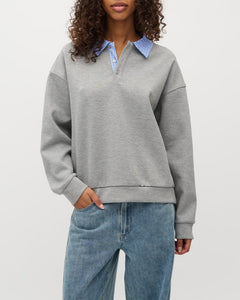 ROYLA-M RAFIN TOP  | MEDIUM GREY MELANGE MBYM