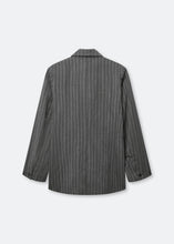 Load image into Gallery viewer, Samsøe Samsøe saiben blazer 16335 black mel st — back packshot