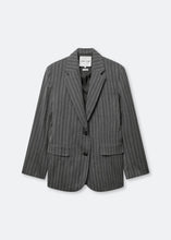 Load image into Gallery viewer, Samsøe Samsøe saiben blazer 16335 black mel st — front packshot