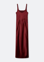 Load image into Gallery viewer, Samsøe Samsøe sunna dress 12956 syrah — back packshot