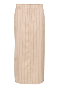 KAAGATHE SKIRT | SAND/BLACK STRIPE KAFFE