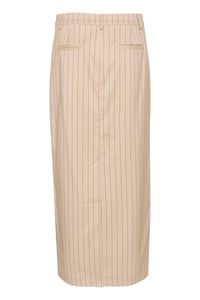 KAAGATHE SKIRT | SAND/BLACK STRIPE KAFFE