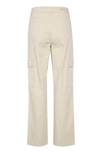 GESTUZ AUBREYGZ CARGO PANTS | SILVER BIRCH