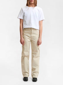 GESTUZ AUBREYGZ CARGO PANTS | SILVER BIRCH