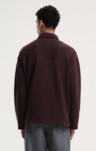 Load image into Gallery viewer, SLEET WAY POLO SWEATSHIRT | DARK BURGUNDY