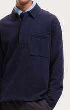 Load image into Gallery viewer, SLEET WAY POLO SWEATSHIRT | NAVY