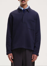 Load image into Gallery viewer, SLEET WAY POLO SWEATSHIRT | NAVY