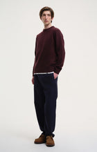Load image into Gallery viewer, STARRY NIGHT SPECKLED CREW KNIT | BURGUNDY