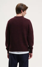 Load image into Gallery viewer, STARRY NIGHT SPECKLED CREW KNIT | BURGUNDY
