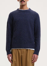 Load image into Gallery viewer, STARRY NIGHT SPECKLED CREW KNIT | NAVY