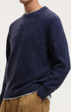 Load image into Gallery viewer, STARRY NIGHT SPECKLED CREW KNIT | NAVY