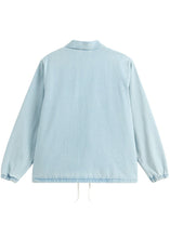 Load image into Gallery viewer, DENIM TORREY COACHES JACKET | LIGHT STONEWASH — Vans