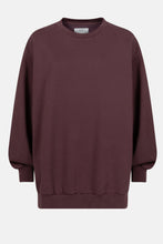 Load image into Gallery viewer, ULLA OVERSIZED SWEATSHIRT | AUBERGINE