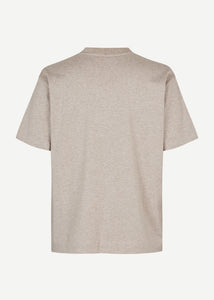 SAPARKER T-SHIRT | GREIGE MEL.