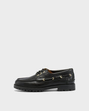 Load image into Gallery viewer, JOSLYN BOAT SHOES | BLACK by Vagabond